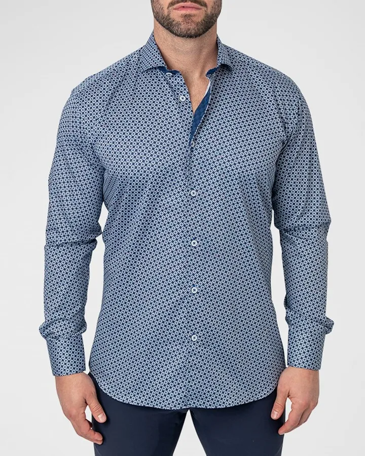 Men's Einstein Flowers Sport Shirt