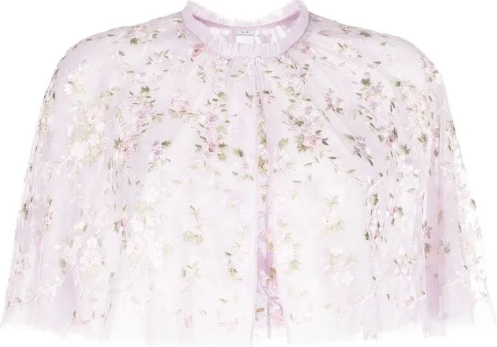 Victoria Ditsy short cape
