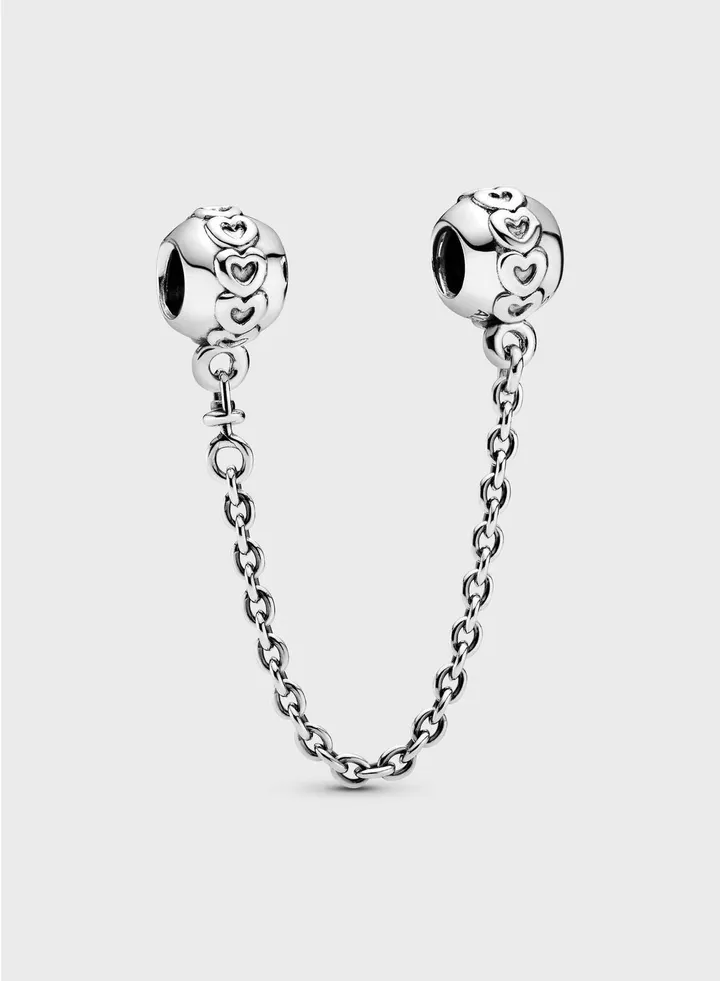 Band Of Hearts Safety Chain Charm