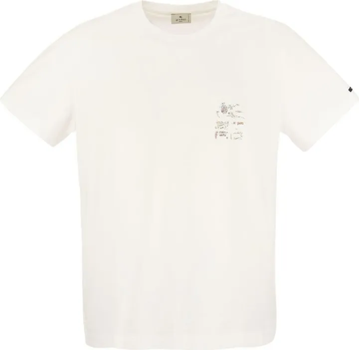 Etro Logo Printed Crewneck T-Shirt