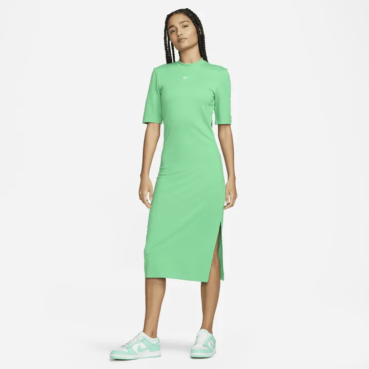 Women's Nike Sportswear Essential Midi Dress in Green