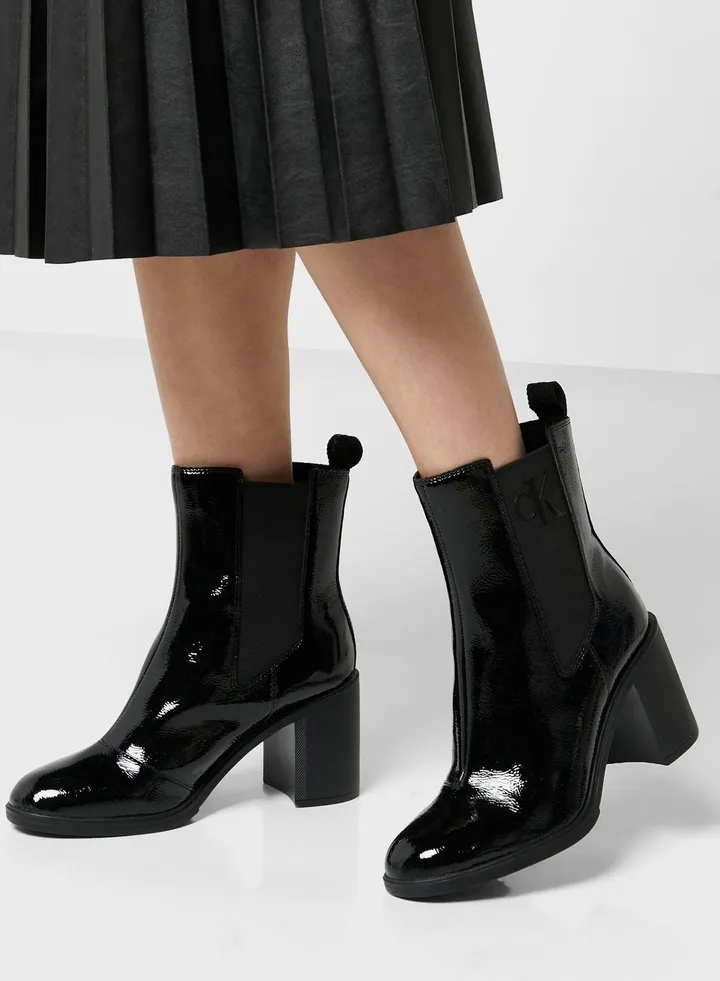 Block Heel Boots