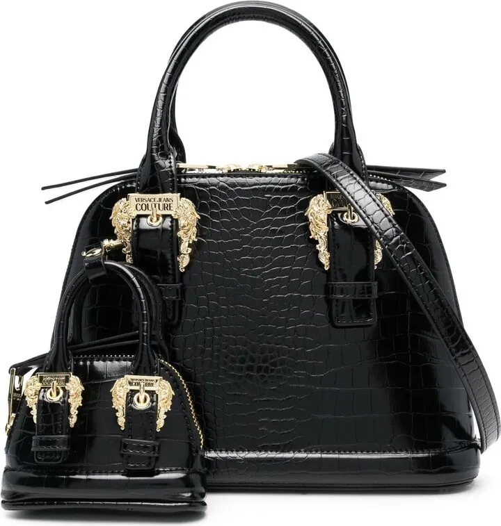 Buckle-Detail Tote Bag