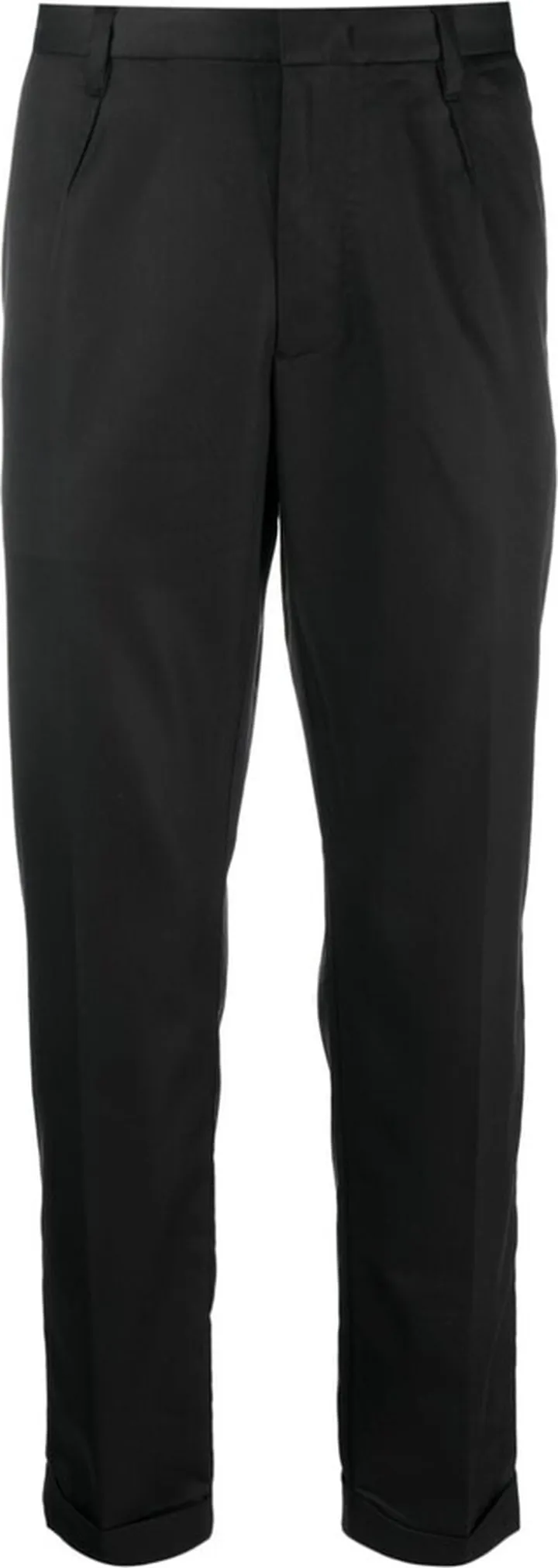 Straight-Leg Tailored Trousers