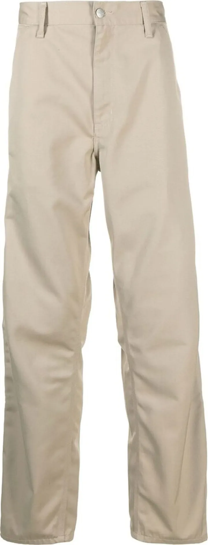 Beige Master Straight-Leg Trousers