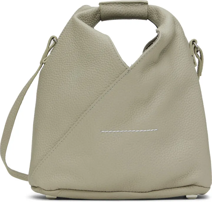 MM6 Maison Margiela Gray Triangle Bag