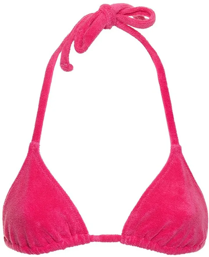 The Iris cotton blend bikini top
