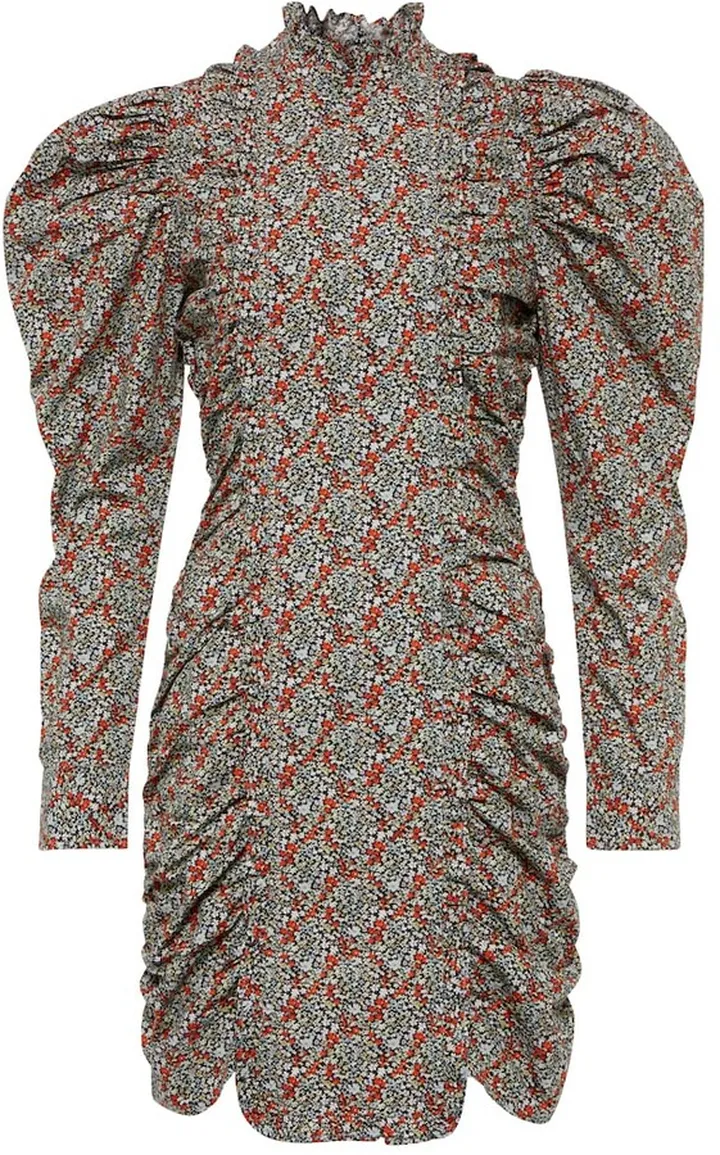 Floral cotton minidress