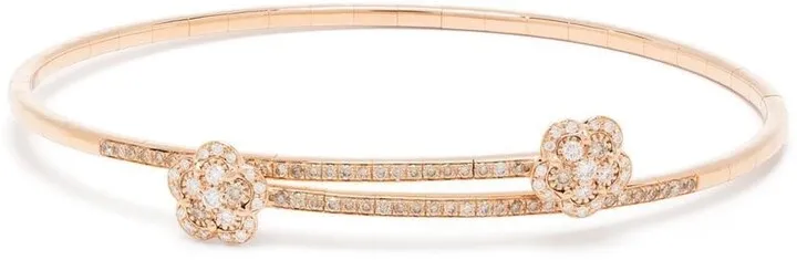 18kt rose gold Figlia dei Fiori diamond bangle