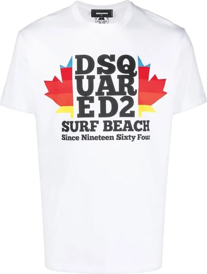 logo-print cotton T-shirt