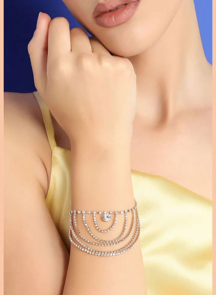 Gold Plated Party Designer Bracelet For Women