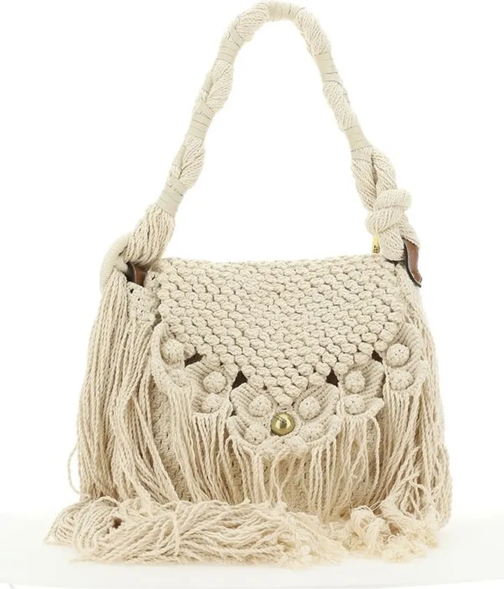 Isabel Marant Crochet Knitted Shoulder Bag