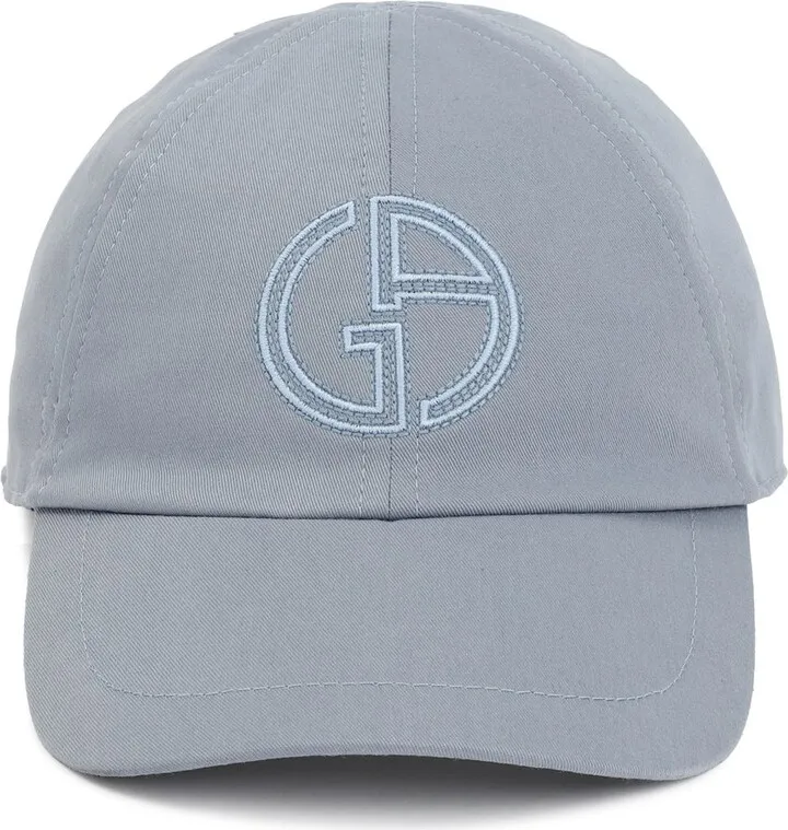 Giorgio Armani Logo Embroidered Baseball Cap