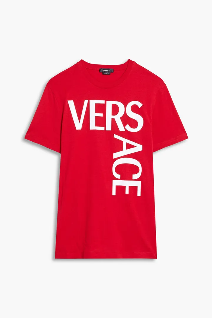 Printed cotton-jersey T-shirt