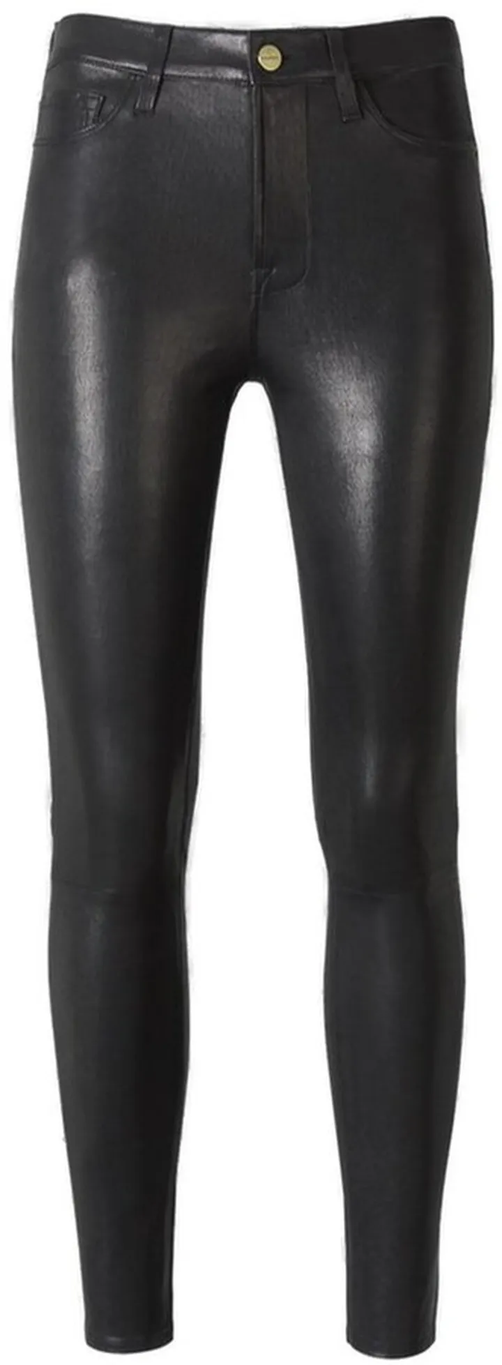 Frame Skinny Tight-Fit Leather Pants