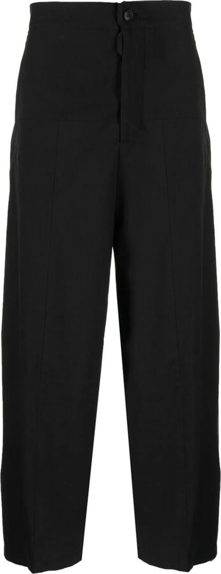 Cotton Wide-Leg Trousers