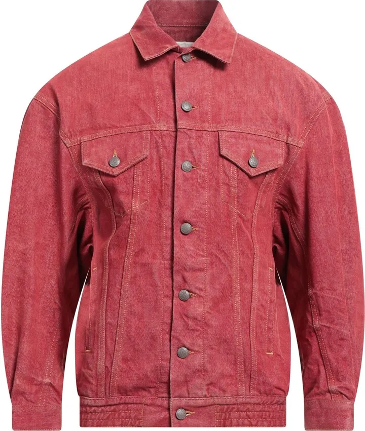 Denim Outerwear Brick Red