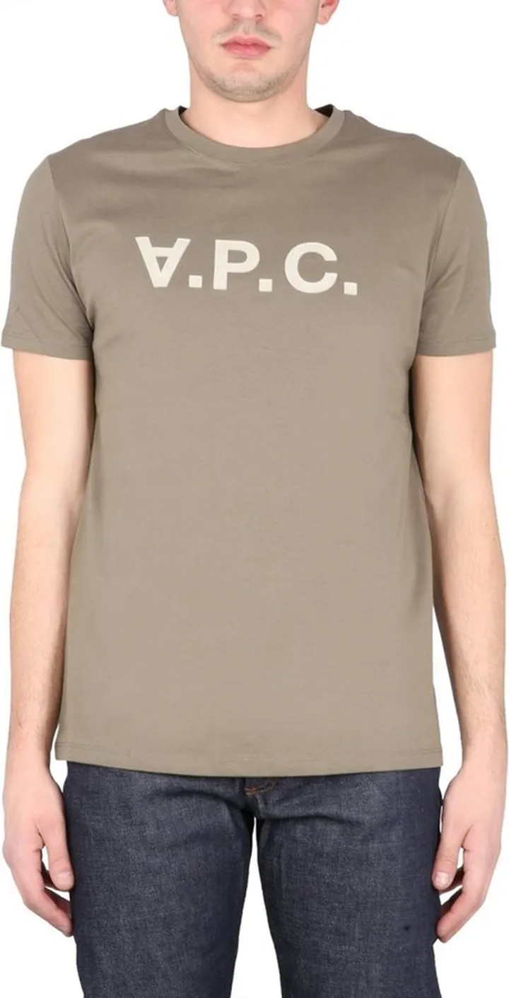 A.P.C. Logo Printed Crewneck T-Shirt