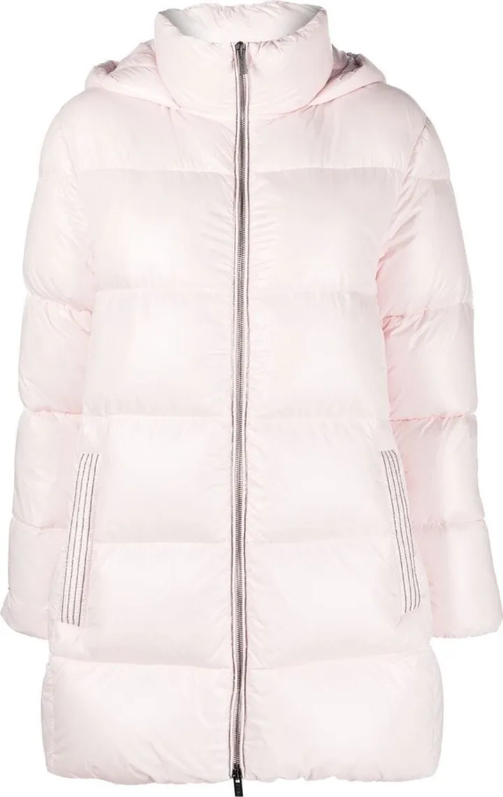Padded Hooded Zip-Up Coat