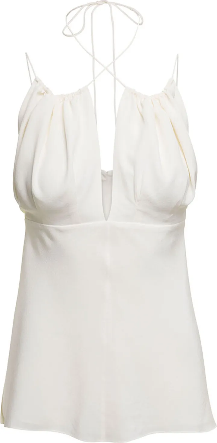 Gathered Halterneck Top