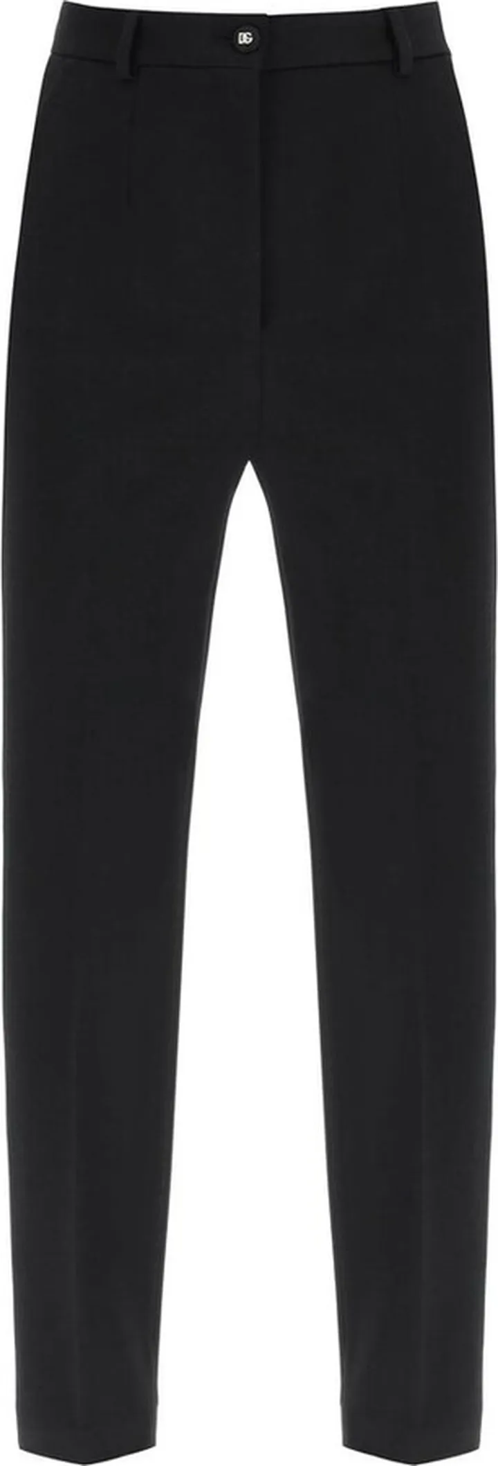 Dolce & Gabbana High Waist Milano Rib Pants