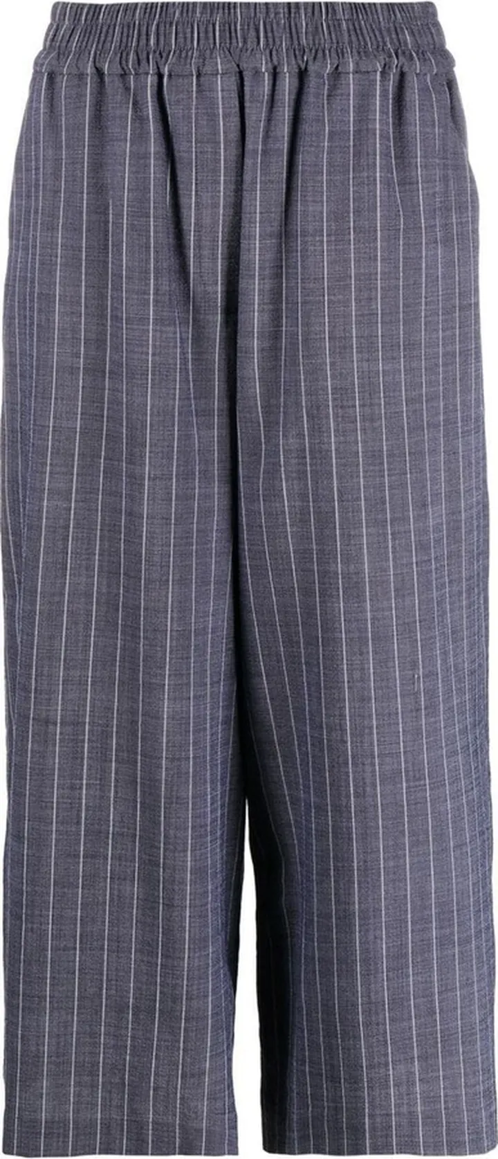Pinstripe Cropped Trousers