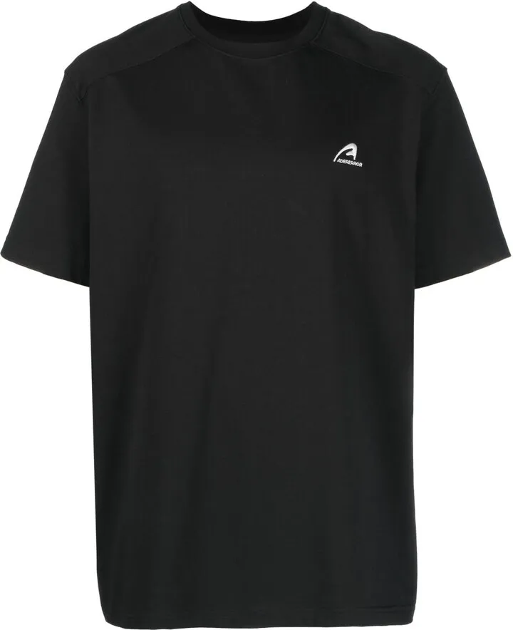 logo-embroidered cotton T-shirt