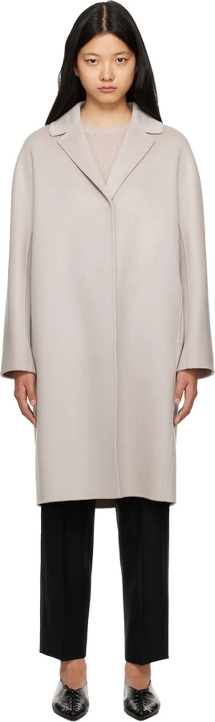S Max Mara Beige Regina Coat