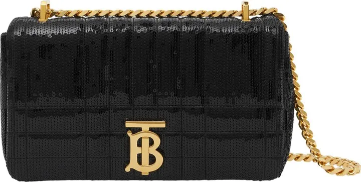 Small Lola Sequin Quilted Lambskin Bag
