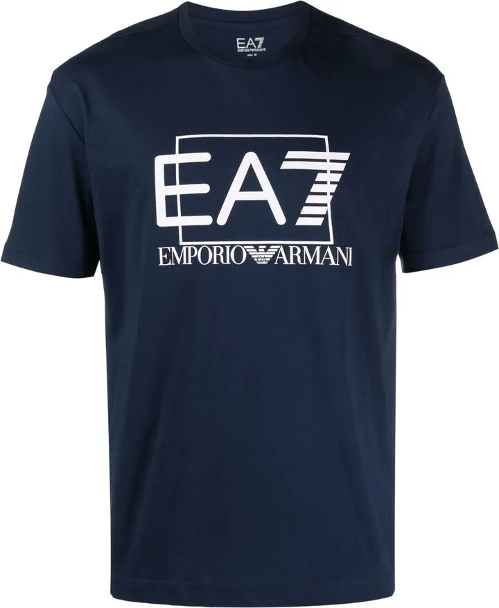 logo-print cotton T-shirt