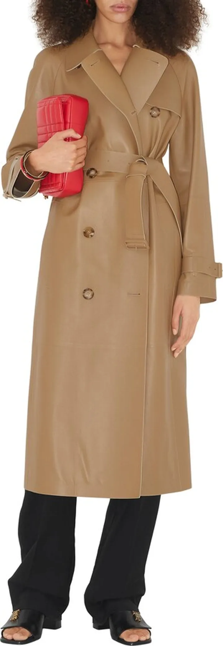 Waterloo Leather Trench Coat