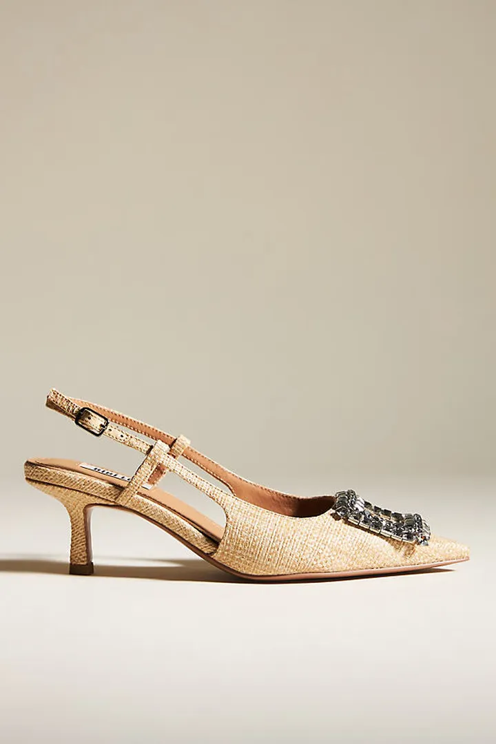 Bibi Lou Aoi Slingback Heels Beige