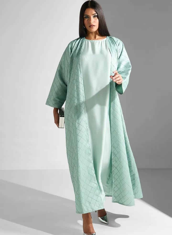 Embroidered Long Sleeve Abaya