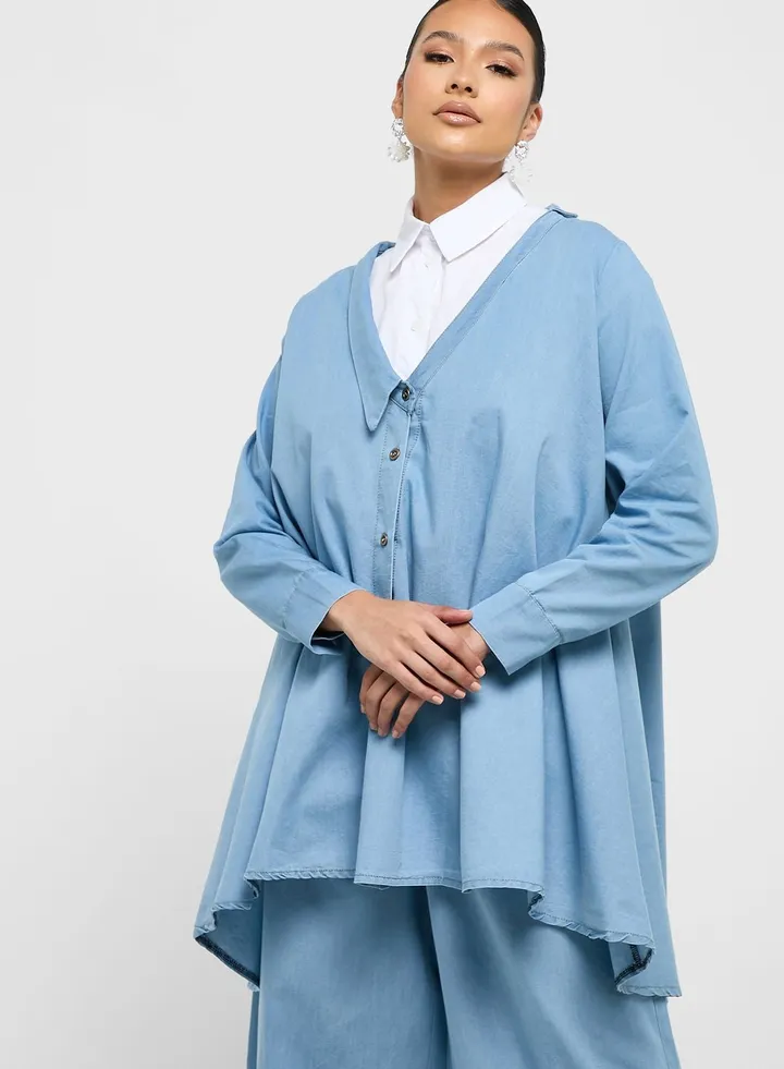 Flared Sleeve Top