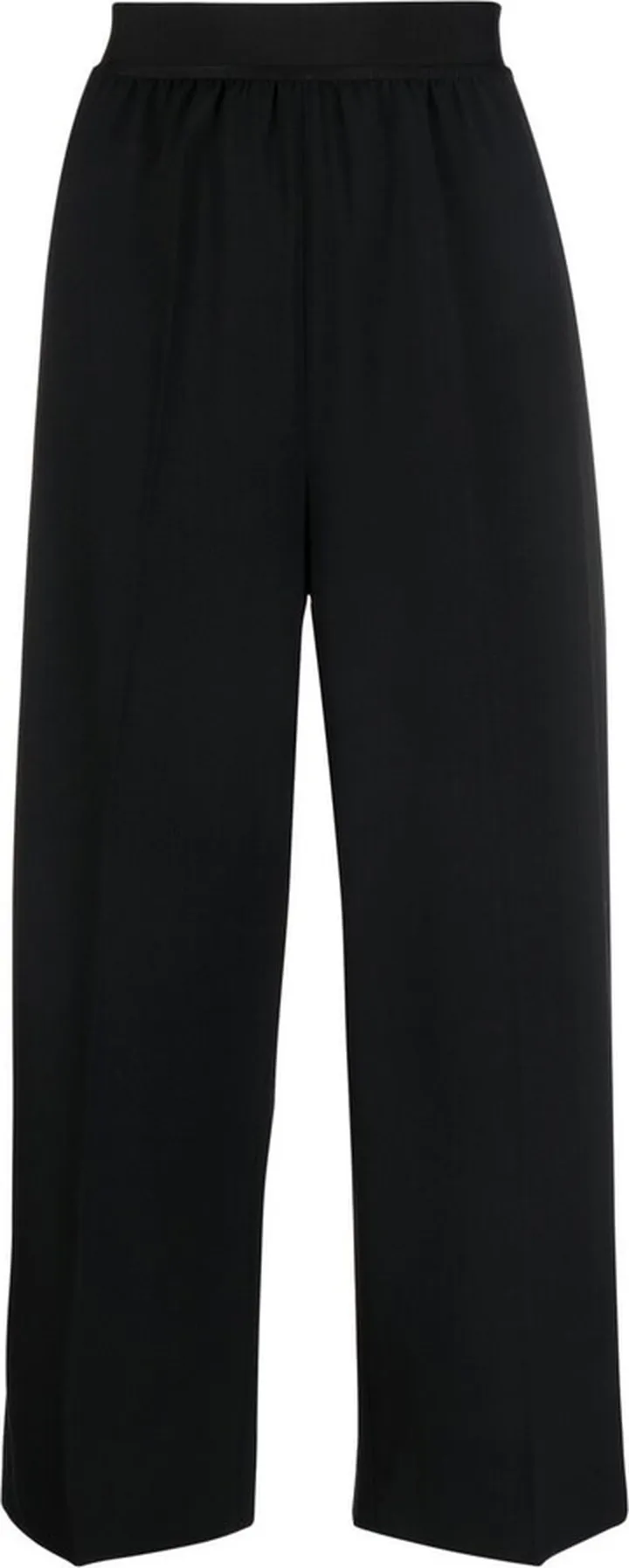 Wide-Leg Cropped Trousers