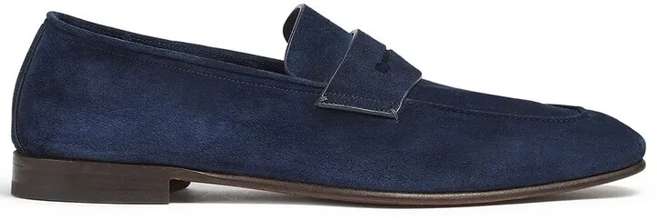 Suede Penny Loafers