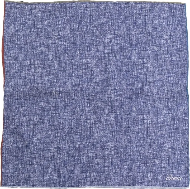 Paisley-Print Silk Handkerchief