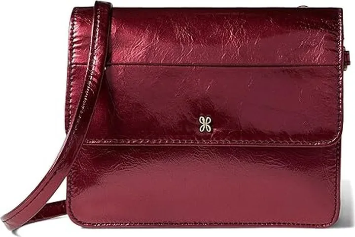 HOBO Jill Wallet Crossbody (Iris Fiore Metallic) Handbags