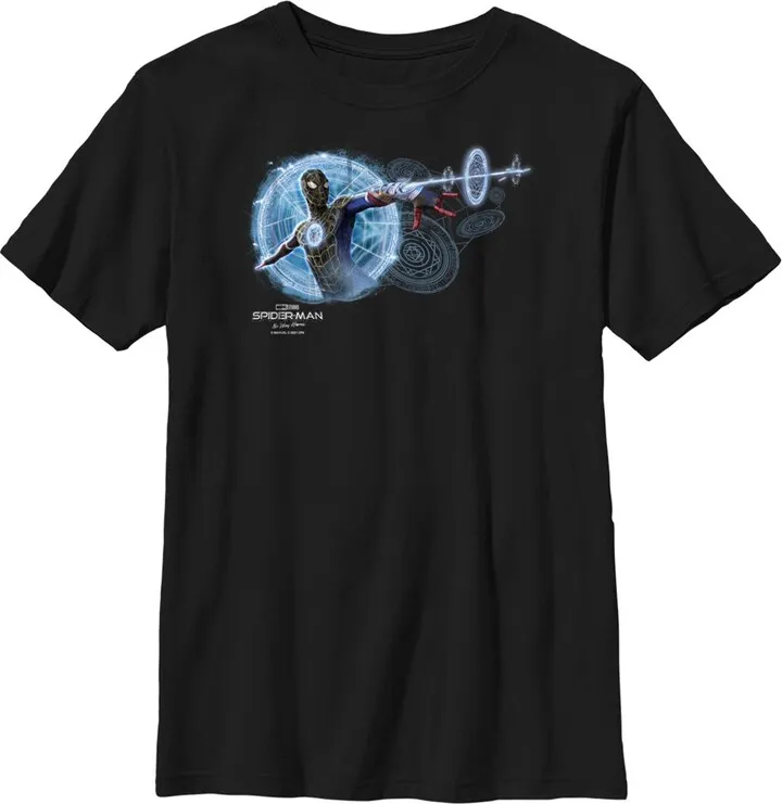 Boy's Marvel Spider-Man: No Way Home Magic Web T-Shirt - Black - Small