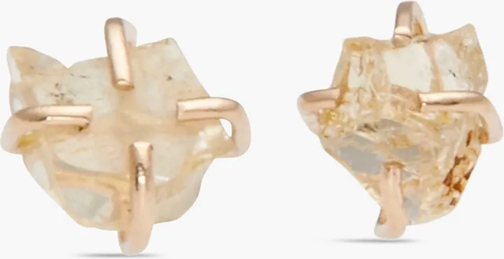 14-Karat Gold Garnet Earrings