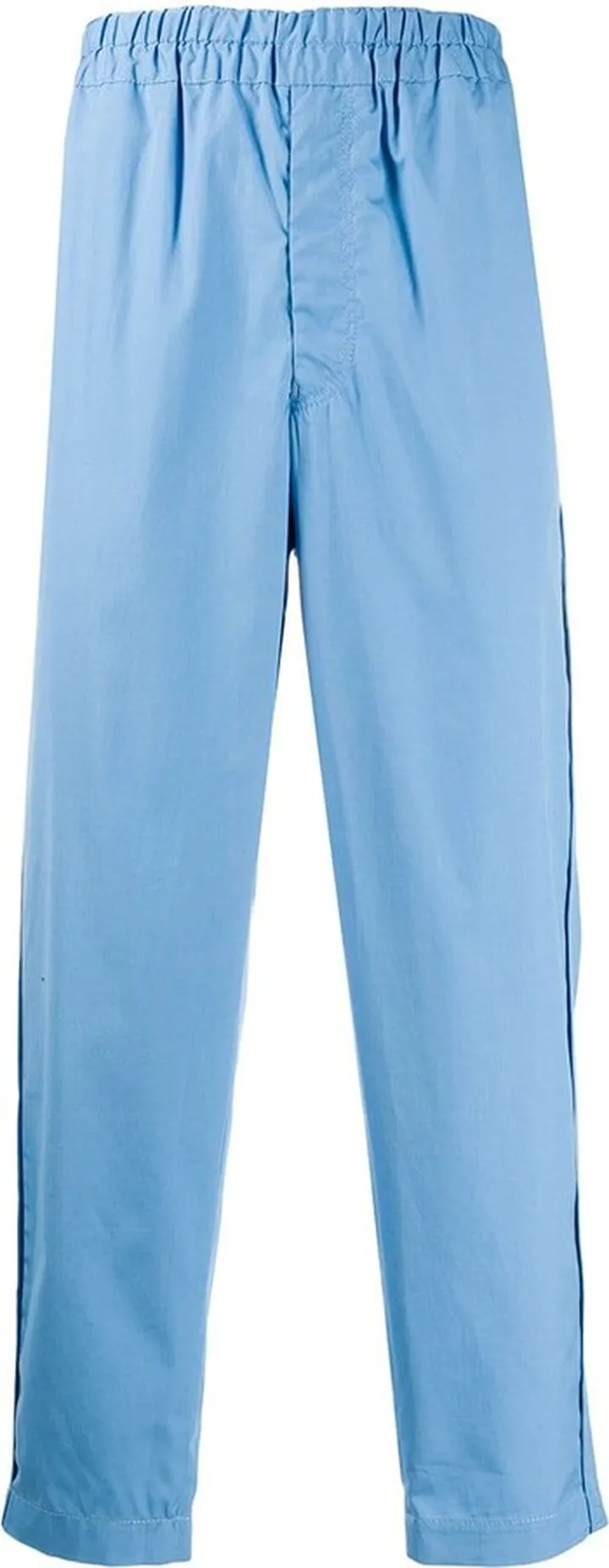 Straight-Leg Cotton Trousers