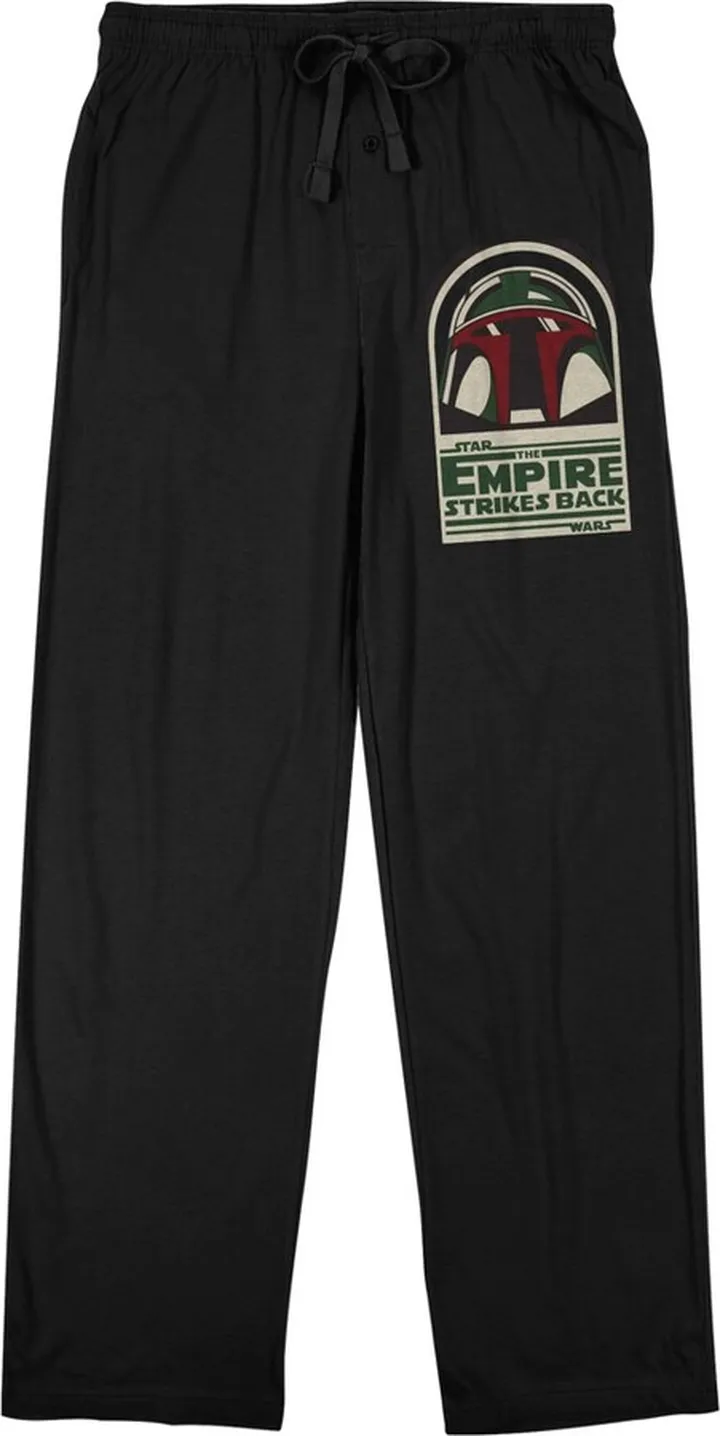 Star Wars A New Hope Boba Fett Men’s Black Sleep Pajama Pants