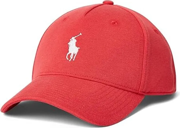 Polo Ralph Lauren Stretch-Cotton Twill Ball Cap (Red) Caps