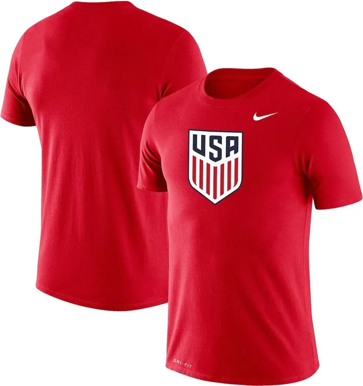 Men's Nike Red Usmnt Primary Logo Legend Performance T-shirt