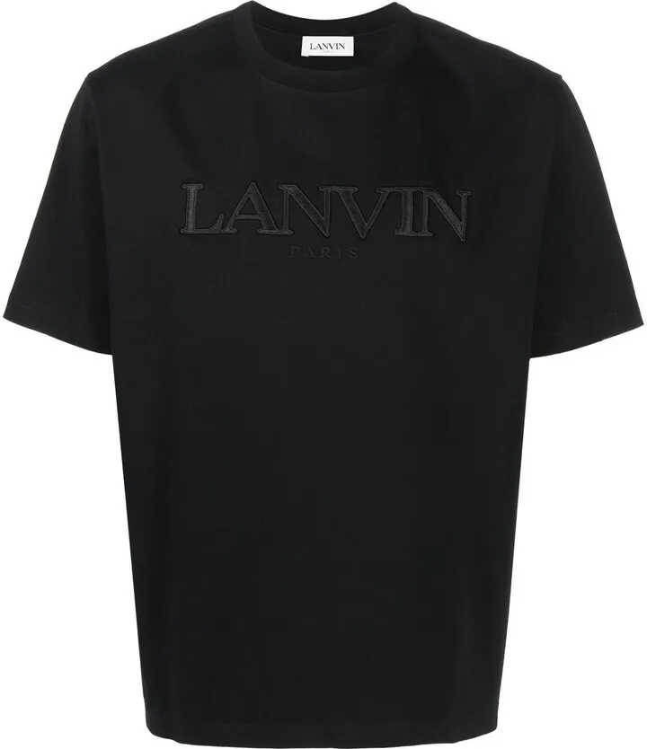 logo-embroidered short-sleeved T-shirt