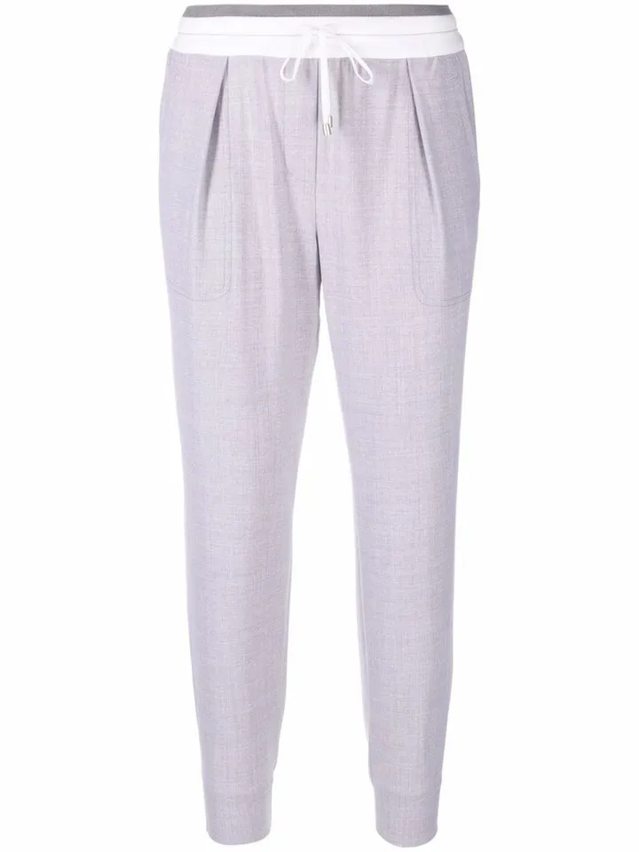 Cropped Track Pants