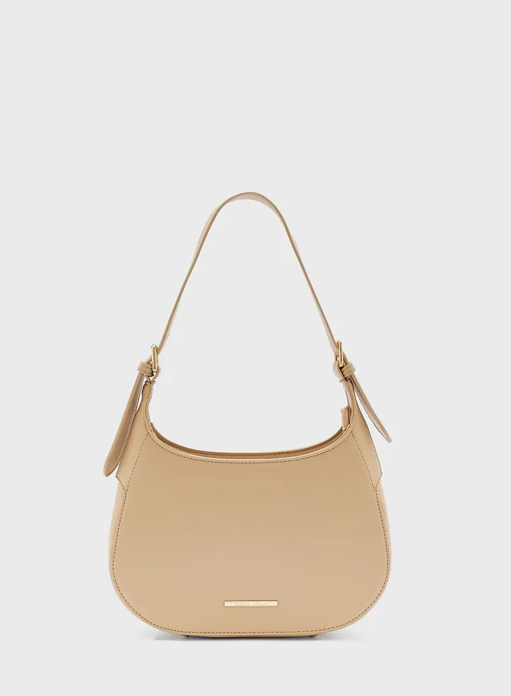Zip Closure Shoulder Bag