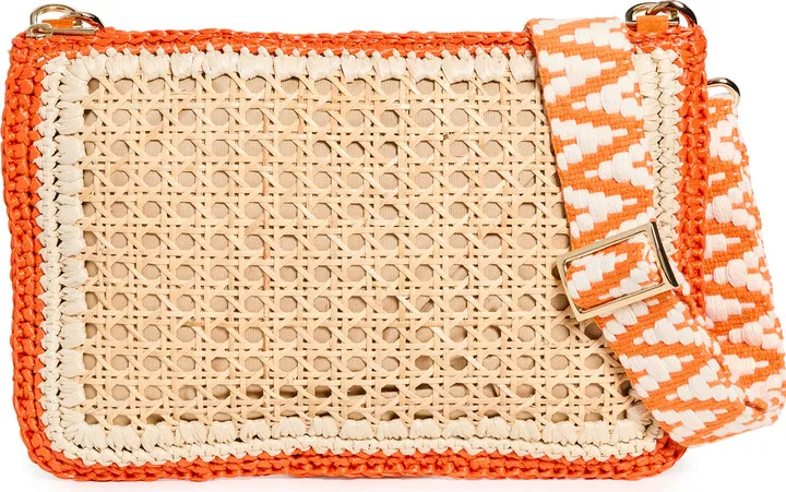 Caterina Bertini Crochet Crossbody Bag