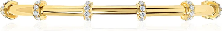 Women's Idris 18K Yellow Gold Diamond Bangle