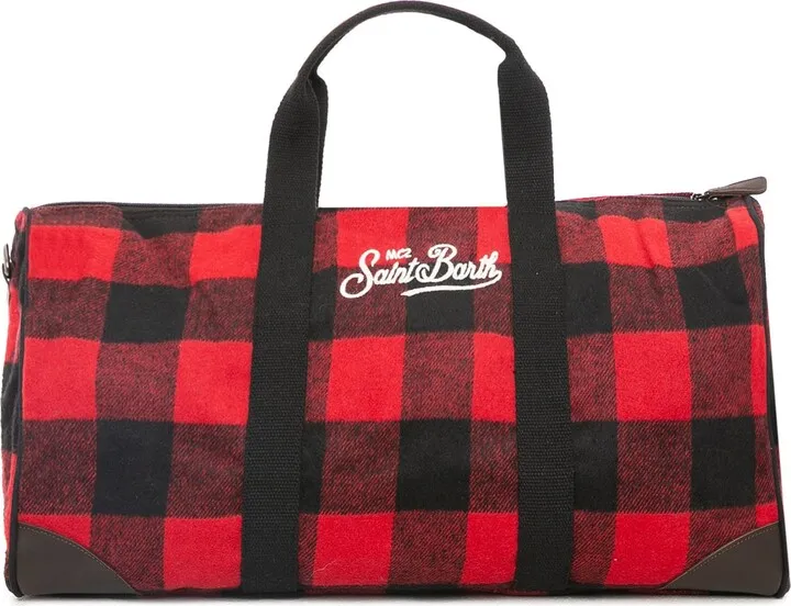 Tartan Print Travel Bag
